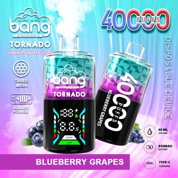 BANG TORNABO 40000 Puffs 超大容量拋棄式霧化棒｜新款登場